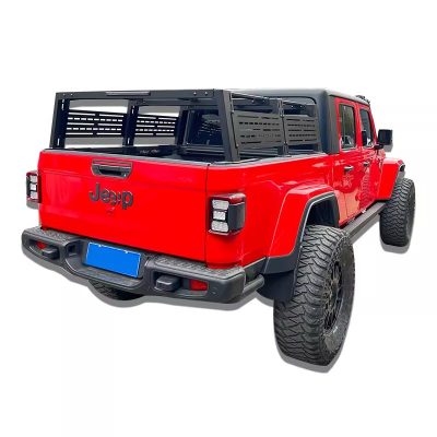 Sport Bar for GWM Cannon Jeep Truck Bed Protection with LED High Mount Brake Light Adjustable