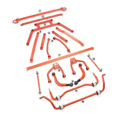For Mazda 6 Chassis Reinforcement Kit Anti Roll Bar Front Strut Lower Control Arm Suspension Parts