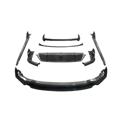 Glossy Black Full Body Kit Aerodynamic Lip Spoiler Set Compatible with BMW X5 G05 Glossy Black Full Body Kit Aerodynamic Lip Spoiler Set Compatible with BMW X5 G05