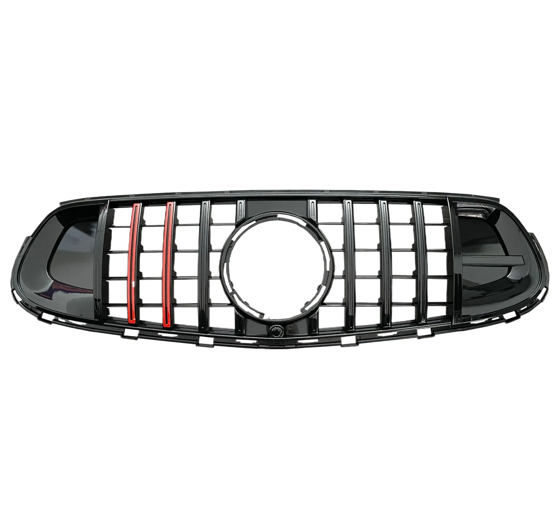 Front Bumper Grille High-Configuration GT Style for Mercedes-Benz GLC-Class X254 2023 Sport Edition