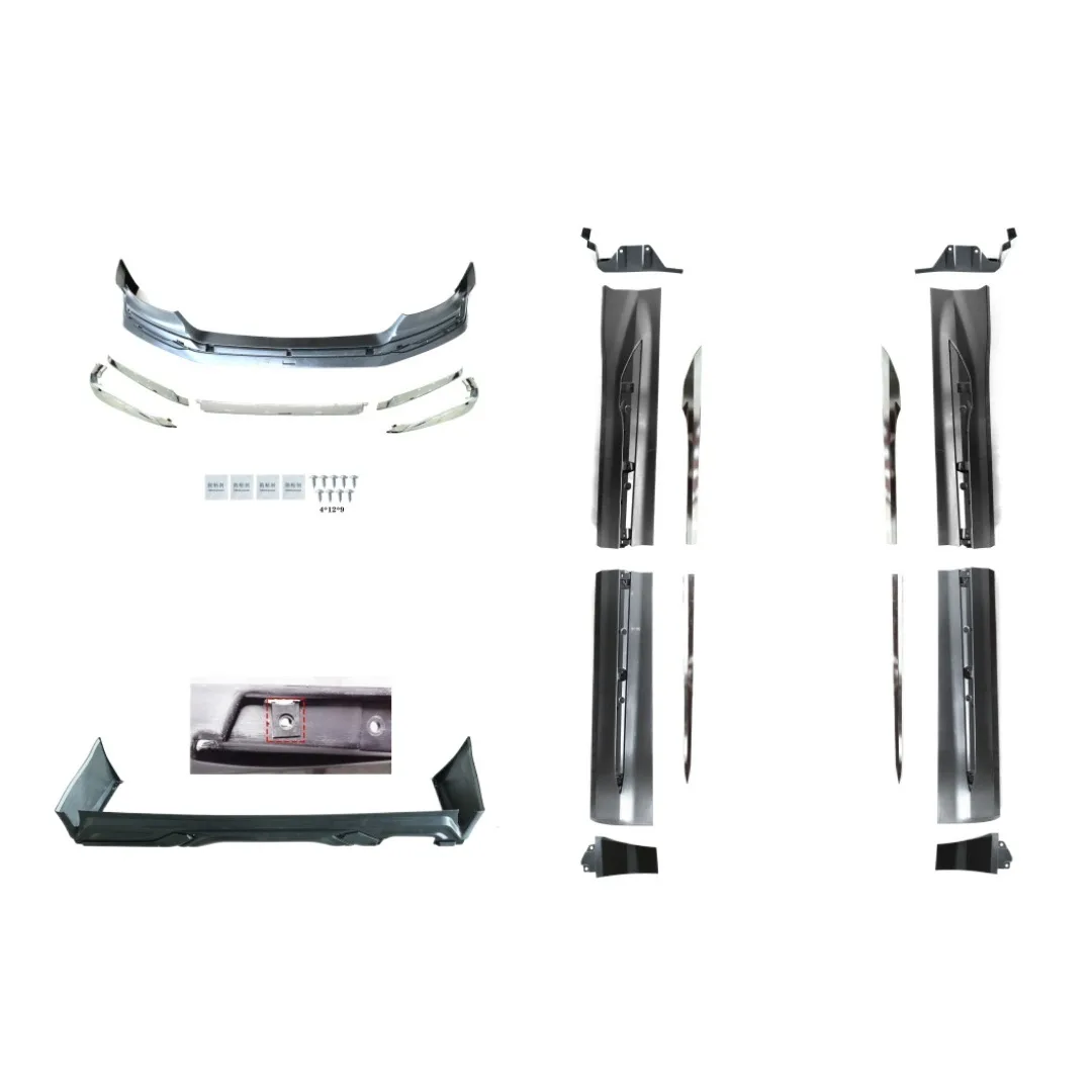 Modellista Style Front and Rear Bumper Body Kit for Toyota Alphard 40 Series 2024