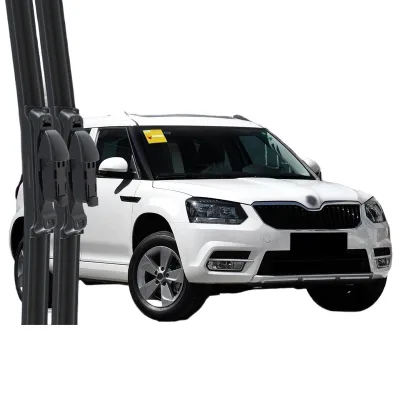 Professional Frameless Windshield Wiper Blades with Silent Rubber Strips for Skoda Yeti Professional Frameless Windshield Wiper Blades with Silent Rubber Strips for Skoda Yeti
