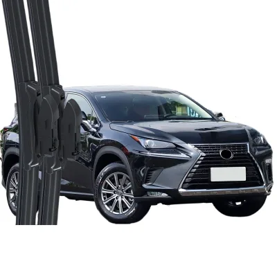 Boneless Silent Rubber Windshield Wiper Blades for Lexus NX200 Front Window Boneless Silent Rubber Windshield Wiper Blades for Lexus NX200 Front Window