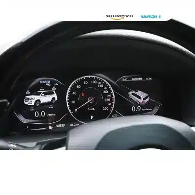 LCD Digital Instrument Cluster and Steering Wheel Assembly Upgrade Kit for Land Cruiser 2008-2021 LCD Digital Instrument Cluster and Steering Wheel Assembly Upgrade Kit for Land Cruiser 2008-2021