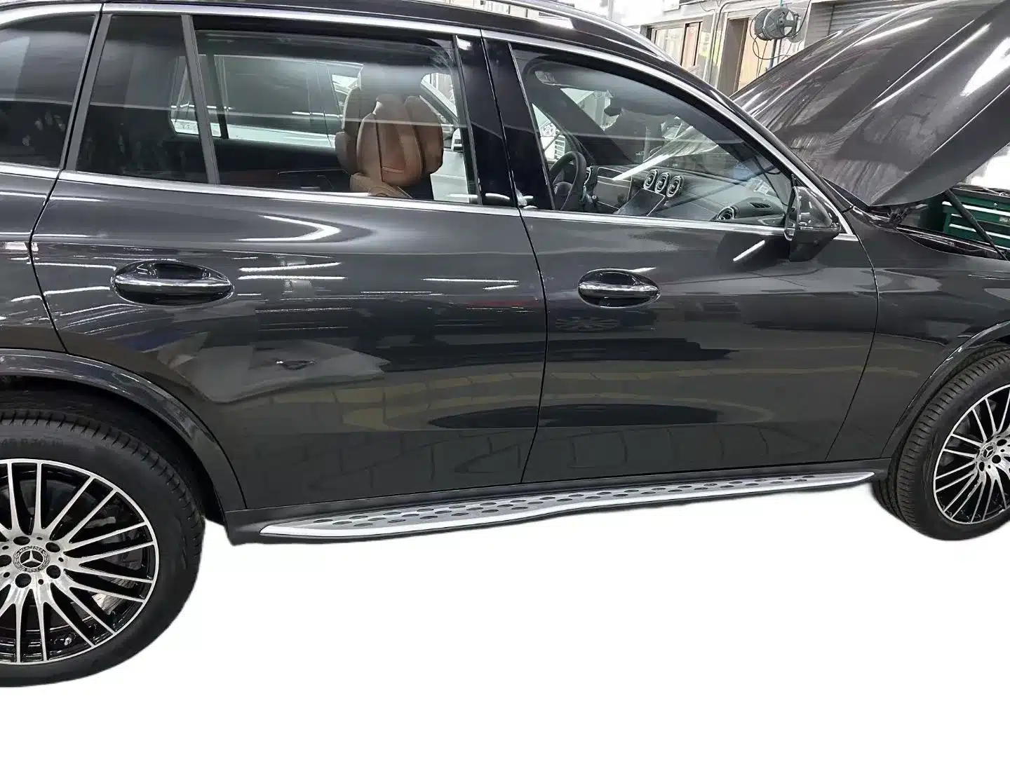 Running Boards Side Steps Rails Compatible with Mercedes-Benz GLA GLC GLE GLS ML GLK Series