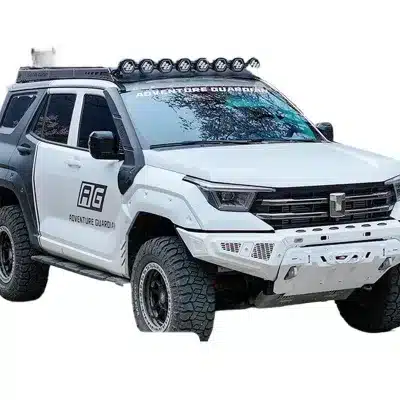 Off-Road Front and Rear Bumper Set with Winch Mount and Spare Tire Carrier for Tank 400 Off-Road Front and Rear Bumper Set with Winch Mount and Spare Tire Carrier for Tank 400