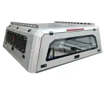 Great Wall Shanhai Cannon Pickup Truck Bed Cover, Silver Trim, Black Leather, Manganese Steel, Three-Door High Cover