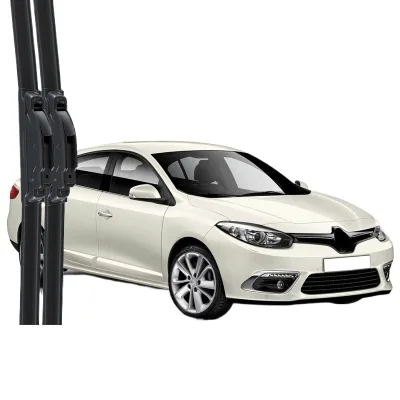 Universal Frameless Windshield Wiper Blades Multi-Fit Silent Rubber Strips for Renault Fluence Universal Frameless Windshield Wiper Blades Multi-Fit Silent Rubber Strips for Renault Fluence