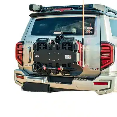 Tank 400 tailgate integrated equipment group off-road spare tire modification flagpole frame reversing light escape board expansion accessories Tank 400 tailgate integrated equipment group off-road spare tire modification flagpole frame reversing light escape board expansion accessories