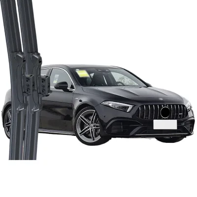 Universal Fit Frameless Windshield Wiper Blades with Quiet Rubber Strips for Mercedes-Benz AMG A45 Universal Fit Frameless Windshield Wiper Blades with Quiet Rubber Strips for Mercedes-Benz AMG A45