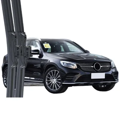 All-Season Frameless Windshield Wiper Blades Multi-Fit Silent Rubber Strips for Mercedes-Benz AMG GLC 43 All-Season Frameless Windshield Wiper Blades Multi-Fit Silent Rubber Strips for Mercedes-Benz AMG GLC 43