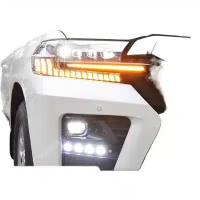 LED Sequential Turn Signal Daytime Running Lights for Land Cruiser 2016-2021 Dynamic Streamer Indicator Lamps