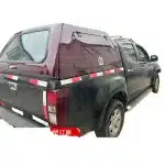 Truck Bed Cover for Isuzu D-MAX 2016-2022, Three-Fold Rear Cargo High Cover
