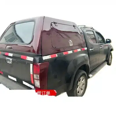 Truck Bed Cover for Isuzu D-MAX 2016-2022, Three-Fold Rear Cargo High Cover Truck Bed Cover for Isuzu D-MAX 2016-2022, Three-Fold Rear Cargo High Cover