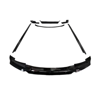 Glossy Black Body Kit Aerodynamic Set Including Front Lip Side Skirts and Rear Diffuser Compatible with BMW X6 F16 Glossy Black Body Kit Aerodynamic Set Including Front Lip Side Skirts and Rear Diffuser Compatible with BMW X6 F16