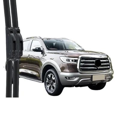 Universal Frameless Windshield Wiper Blades Soft Rubber Silent Operation Multi-Fit Front Window Wipers for Great Wall Cannon Universal Frameless Windshield Wiper Blades Soft Rubber Silent Operation Multi-Fit Front Window Wipers for Great Wall Cannon