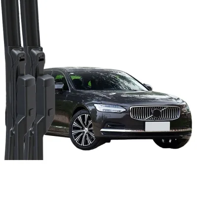 Professional Frameless Windshield Wiper Blades, Silent Rubber Strip Multi-Functional All-Weather Vision, Compatible with Volvo S90 Professional Frameless Windshield Wiper Blades, Silent Rubber Strip Multi-Functional All-Weather Vision, Compatible with Volvo S90