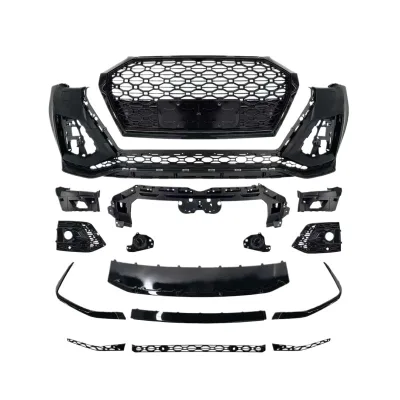 RSQ8 Style Full Body Kit Front Bumper Rear Diffuser and Exhaust Tips for Audi Q5L Q5 2018-2023 RSQ8 Style Full Body Kit Front Bumper Rear Diffuser and Exhaust Tips for Audi Q5L Q5 2018-2023