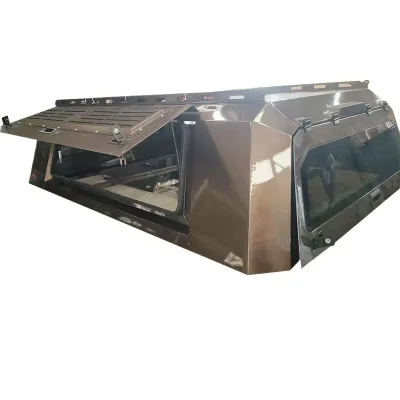 Truck Bed Cover for Pickup JAC T8 T9 T6 Hunter Raptor Series, Paintable Brown Three-Fold Hard Lid Truck Bed Cover for Pickup JAC T8 T9 T6 Hunter Raptor Series, Paintable Brown Three-Fold Hard Lid