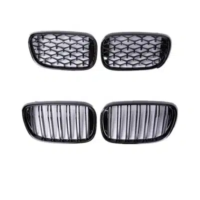 Front Kidney Grille Dual Slat Mesh Grill for BMW 7 Series G11 G12 High Gloss Finish Front Kidney Grille Dual Slat Mesh Grill for BMW 7 Series G11 G12 High Gloss Finish