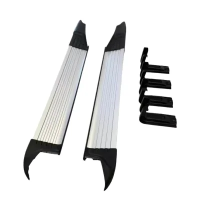 Aluminum Running Boards Side Steps Compatible with Nissan Patrol Y61 2005-2020 2-Door and 4-Door Models