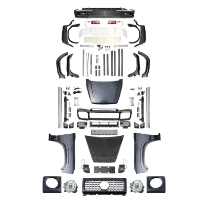 G-Class Style Full Body Kit Front and Rear Bumper Set Compatible for Suzuki Jimny Modification G-Class Style Full Body Kit Front and Rear Bumper Set Compatible for Suzuki Jimny Modification