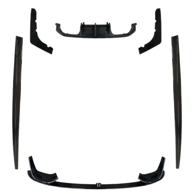 MP Style Real Carbon Fiber Rear Bumper Lip Diffuser and Side Skirts Extension for BMW 3 Series F80 M3 F82 M4 MP Style Real Carbon Fiber Rear Bumper Lip Diffuser and Side Skirts Extension for BMW 3 Series F80 M3 F82 M4