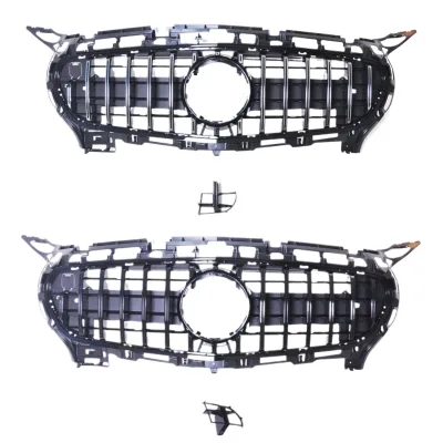 Front Bumper Grille Insert Grill for Mercedes-Benz AMG GT C190 X190 2-Door 2015-2017 Front Bumper Grille Insert Grill for Mercedes-Benz AMG GT C190 X190 2-Door 2015-2017