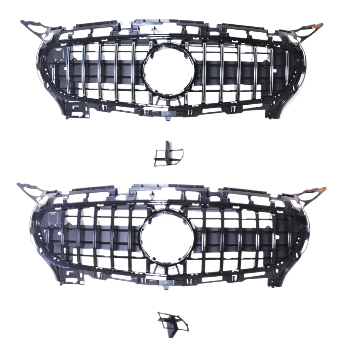 Front Bumper Grille Insert Grill for Mercedes-Benz AMG GT C190 X190 2-Door 2015-2017