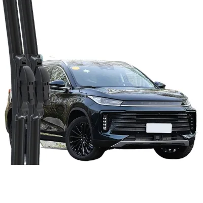 Universal Frameless Car Wiper Blades, Silent Natural Rubber Windshield Wipers for Chery Exeed Lingyun S 300T 400T Universal Frameless Car Wiper Blades, Silent Natural Rubber Windshield Wipers for Chery Exeed Lingyun S 300T 400T