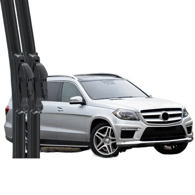 Multi-Functional Front Windshield Wiper Blades for Mercedes-Benz GL 550, Frameless Silent Natural Rubber Strips Multi-Functional Front Windshield Wiper Blades for Mercedes-Benz GL 550, Frameless Silent Natural Rubber Strips