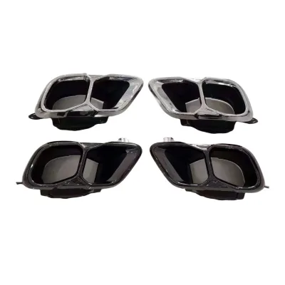 M Sport Quad Exhaust Tip Set Compatible with BMW X5 G05 X6 G06 X7 G07 Stainless Steel Replacement Muffler Pipe M Sport Quad Exhaust Tip Set Compatible with BMW X5 G05 X6 G06 X7 G07 Stainless Steel Replacement Muffler Pipe