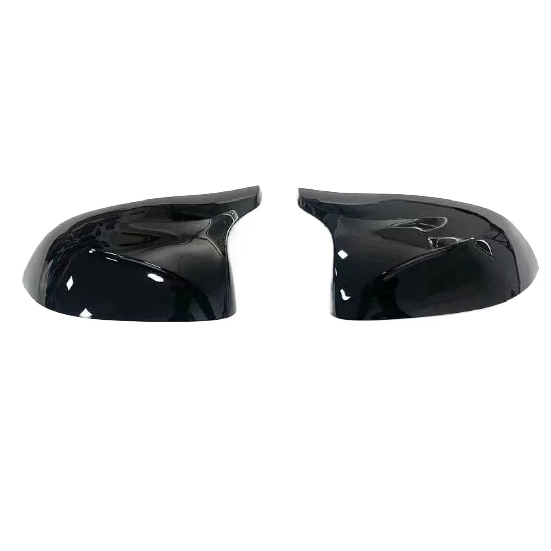 Rearview Mirror Covers M Style Horn Shape Glossy Finish Compatible with BMW X3 X4 X5 X6 X7 G01 G02 G05 G06 G07