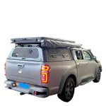 Truck Bed Cargo Cover Three-Fold Manganese Steel Multi-function High Lid for Off-Road Pickup
