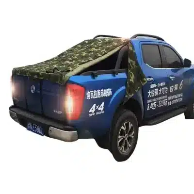 Canvas Truck Bed Cover Pickup Sunshade Canopy for Chevrolet Sail, Nissan Navara, Rich 6
