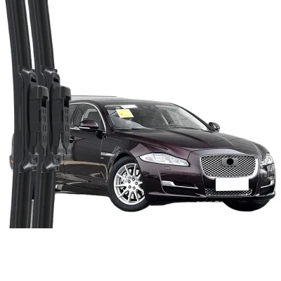 Professional Frameless Windshield Wiper Blades Multi-Fit Silent Rubber Strips for Jaguar XJ XJL Professional Frameless Windshield Wiper Blades Multi-Fit Silent Rubber Strips for Jaguar XJ XJL