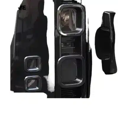 Suitable for Land Rover New Defender Tail Lamp Shade Smoked Black Shell Lamp Frame 11090 Appearance Black Samurai Modified XP400 Kit Suitable for Land Rover New Defender Tail Lamp Shade Smoked Black Shell Lamp Frame 11090 Appearance Black Samurai Modified XP400 Kit