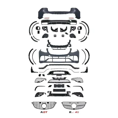 Front and Rear Bumper Body Kit for Mercedes-Benz GLE-Class W166 AMG GLE63 Style Conversion Front and Rear Bumper Body Kit for Mercedes-Benz GLE-Class W166 AMG GLE63 Style Conversion