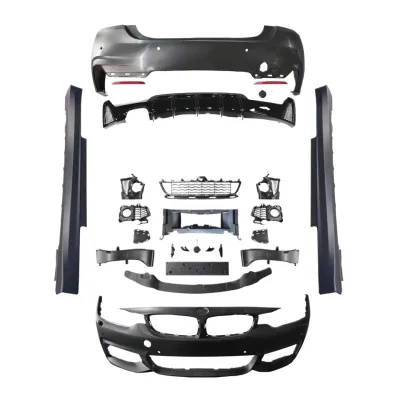M4 Style Front and Rear Bumper Body Kit with Side Skirts for BMW 4 Series F32 M-TECH Upgrades M4 Style Front and Rear Bumper Body Kit with Side Skirts for BMW 4 Series F32 M-TECH Upgrades