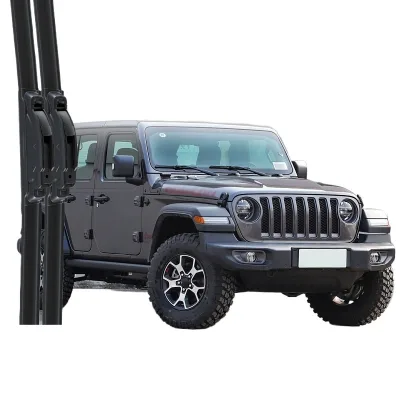 Frameless Windshield Wiper Blades for Jeep Wrangler Silent Natural Rubber All-Season Replacement Frameless Windshield Wiper Blades for Jeep Wrangler Silent Natural Rubber All-Season Replacement