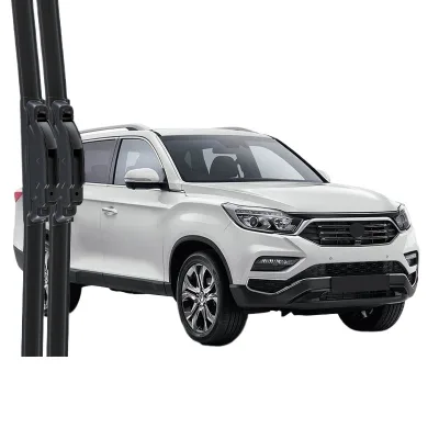 Premium Multi-Functional Frameleless Windshield Wiper Blades Silent Rubber Refills for SsangYong Rexton Premium Multi-Functional Frameleless Windshield Wiper Blades Silent Rubber Refills for SsangYong Rexton