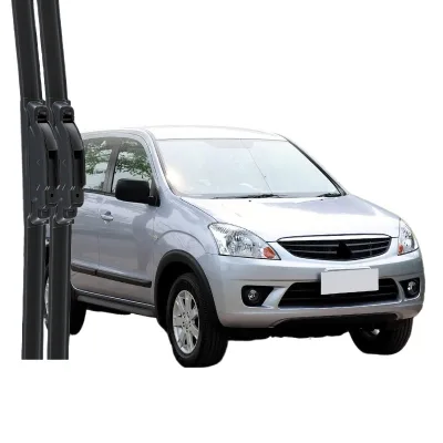 Frameless Windshield Wiper Blades for Mitsubishi ZINGER Quiet Rubber Refills One Pair Front Window Brushes Frameless Windshield Wiper Blades for Mitsubishi ZINGER Quiet Rubber Refills One Pair Front Window Brushes