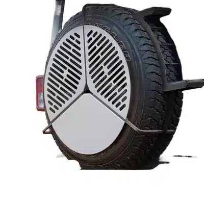 Suitable for tank 300 Wrangler New Guard spare tire barbecue rack spare tire cover outdoor camping tripod baking tray modification Suitable for tank 300 Wrangler New Guard spare tire barbecue rack spare tire cover outdoor camping tripod baking tray modification