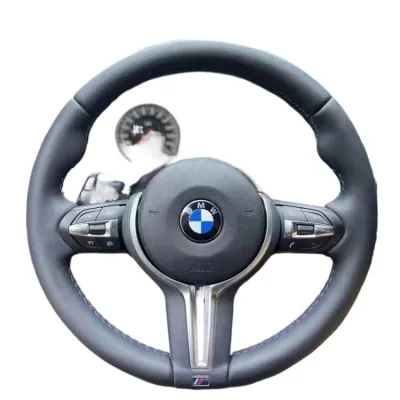 Genuine Leather Sport Steering Wheel Replacement for BMW F-Chassis Series Retrofit
