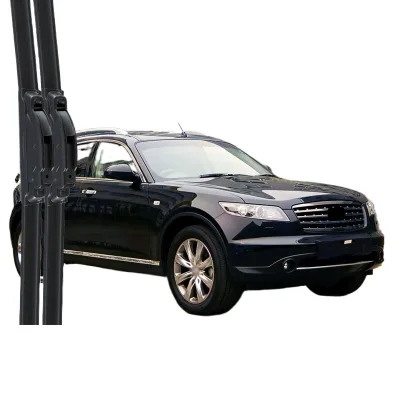 Professional Frameless Windshield Wiper Blades Multi-Functional Silent Rubber Strip for Infiniti FX45 Professional Frameless Windshield Wiper Blades Multi-Functional Silent Rubber Strip for Infiniti FX45