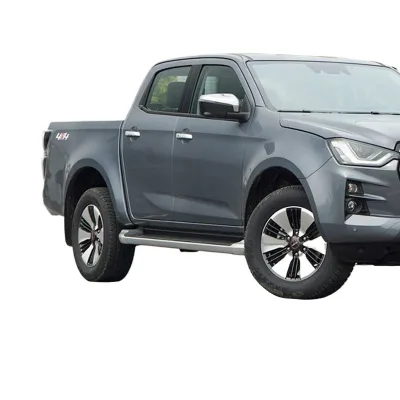 Genuine Alunimum Alloy Side Step Running Boards Pair compatible with ISUZU D-MAX and Rui Mai Models