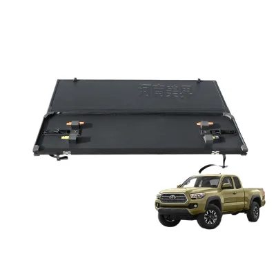 Hard Tri-Fold Tonneau Cover for Toyota Hilux Vigo Revo Rocco Pickup Truck Bed Hard Tri-Fold Tonneau Cover for Toyota Hilux Vigo Revo Rocco Pickup Truck Bed
