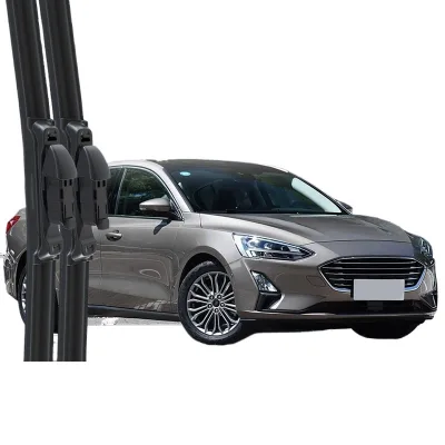 Frameless Windshield Wiper Blades for Ford Focus Quiet Rubber Strip Front Window Wipers Frameless Windshield Wiper Blades for Ford Focus Quiet Rubber Strip Front Window Wipers