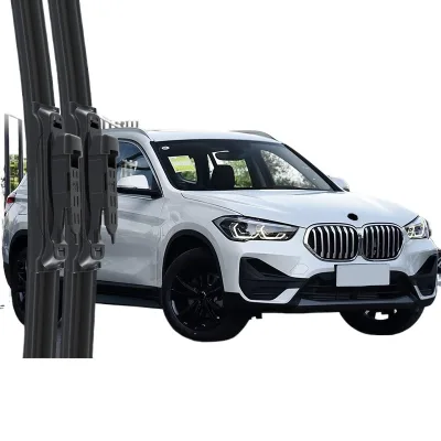 Frameless Windshield Wiper Blades for BMW X1 Silent Rubber Strip Rain Sweeper Replacement Frameless Windshield Wiper Blades for BMW X1 Silent Rubber Strip Rain Sweeper Replacement