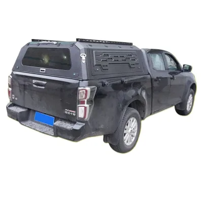 Pickup Truck Bed Cover 3-Door High Lid Manganese Steel for Isuzu Lingtuo/Ruimai 2023 Models Pickup Truck Bed Cover 3-Door High Lid Manganese Steel for Isuzu Lingtuo/Ruimai 2023 Models